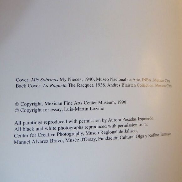 Maria Izquierdo 1902-1955 Mexican Fine Arts Center Museum Art Book Sp./En. - Picture 4 of 10